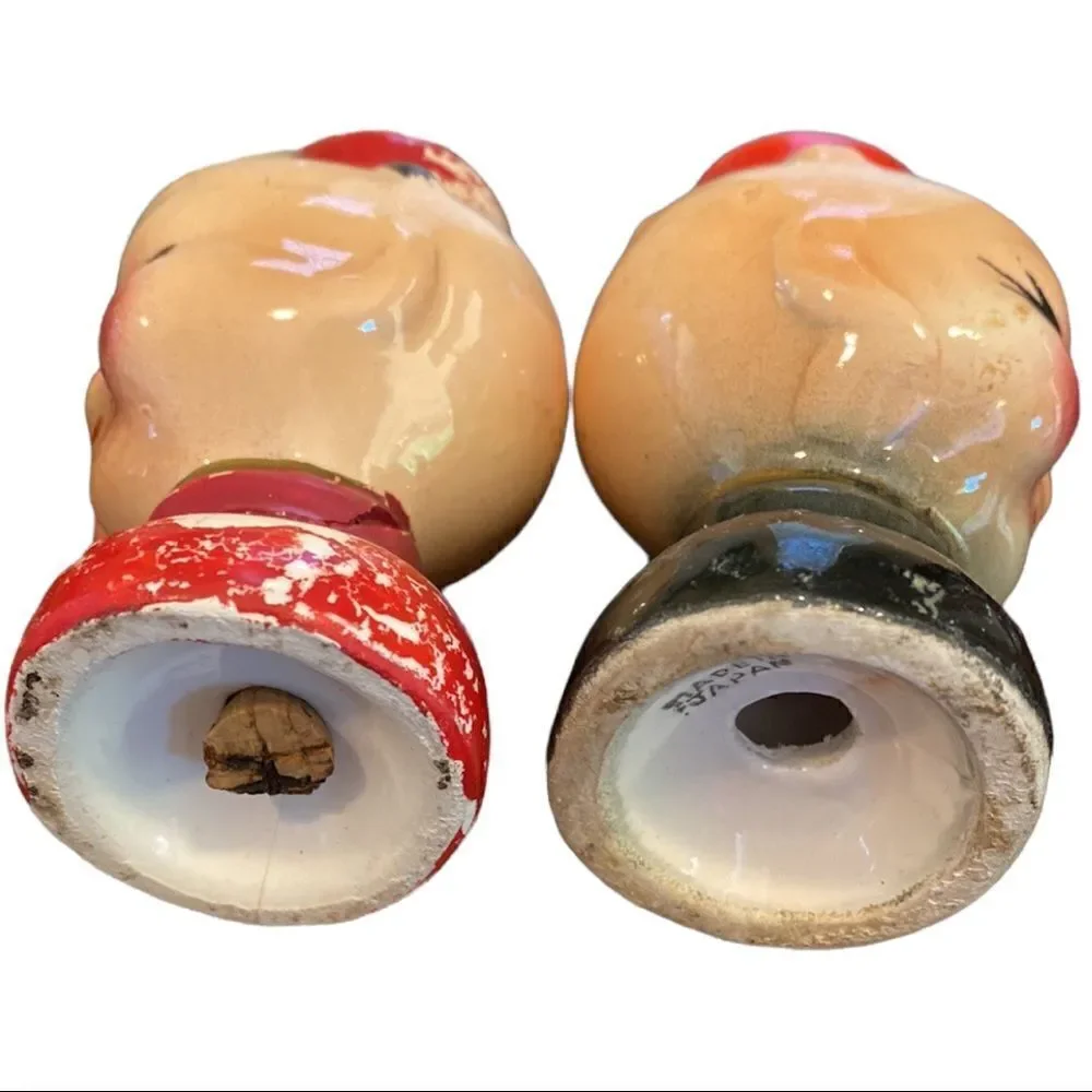 Lot of 3 Sets Vintage Asian Salt and Pepper Shakers